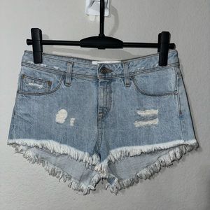 IRO Jeans Cut off Denim Shorts Sz 25‎